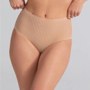 Honeylove Silhouette Brief Size 1X Sand Beige Shape Underwear High Waisted